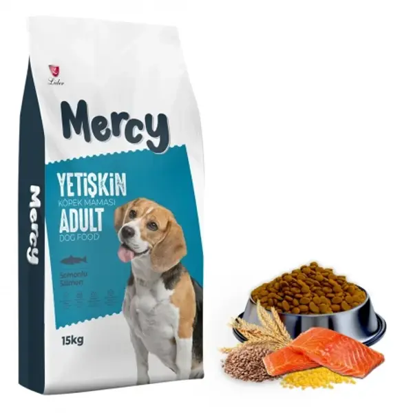 Mercy Somonlu Yetişkin Köpek Maması 15 Kg - Image 1