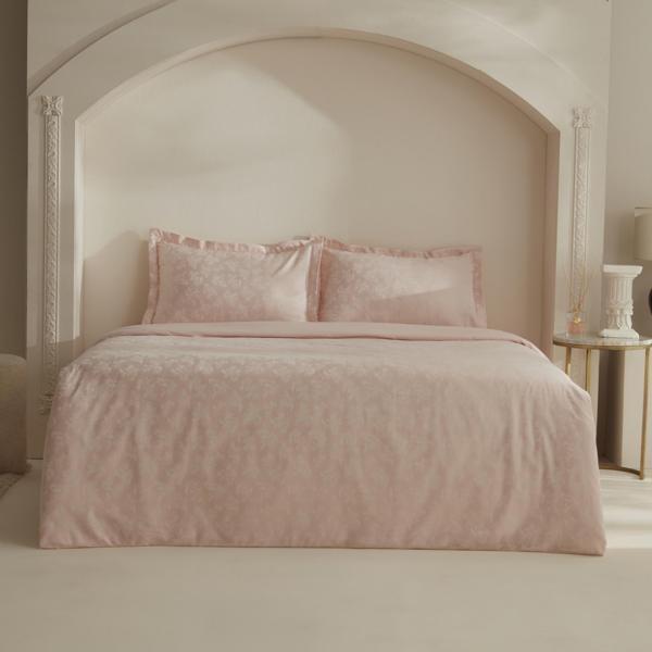 Karaca Home Viole Çift Kişilik Nevresim Takımı Pudra  - Image 1