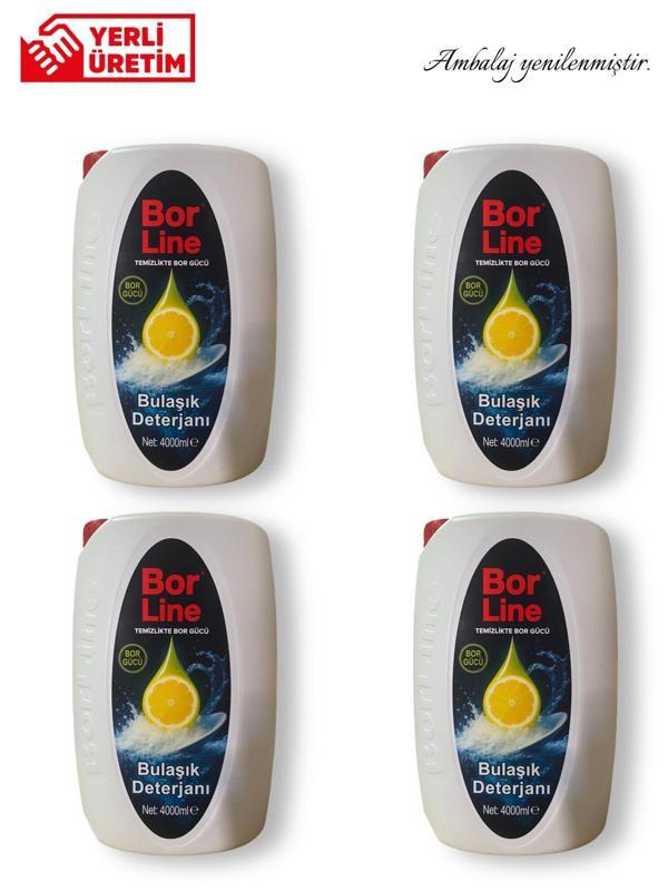 Sıvı Bulaşık Deterjanı 4000 Ml Limon 4 Adet - Image 1