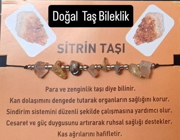  Sitrin Doğal Taş Bileklik - Image 1