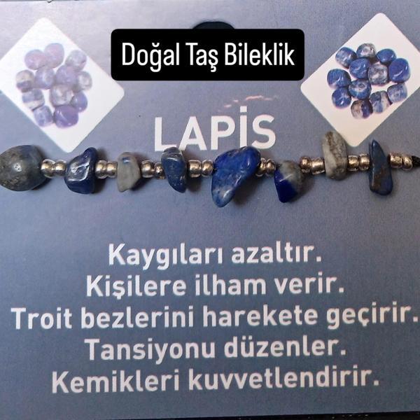 LAPİS DOĞAL TAŞ BİLEKLİK - Image 1
