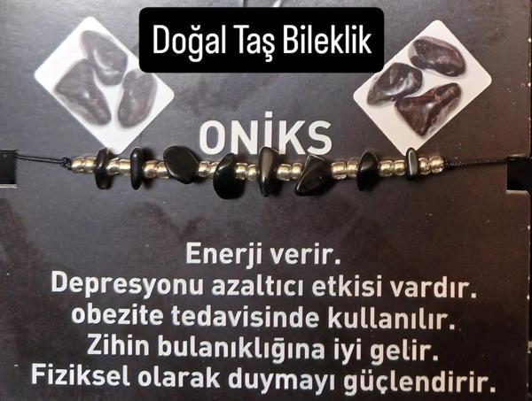  Oniks Doğal Taş Bileklik - Image 1