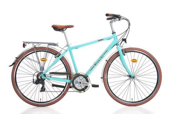 Bianchi Rubino Gent V Fren 21 Vites 28 Jant Şehir Bisikleti LK Celeste 47 Kadro - Image 1