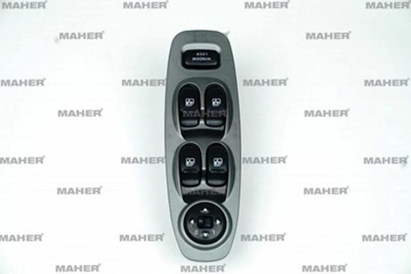 Cam Açma Anahtarı Ön Sol Accent 2000-2005 (Ayna Ayar Anahtarlı) (Adet) (Oem No:9357025020Yn) - Image 1