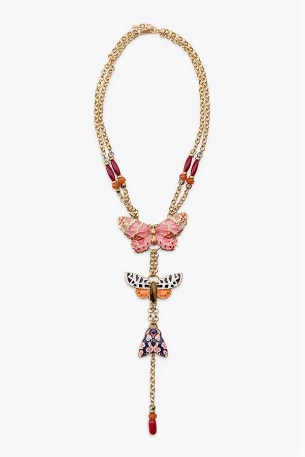 Kelebek Kolye - Altın - Image 1