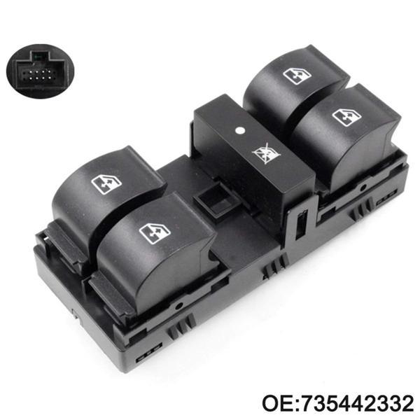 Düğme Cam Açma Linea (Dörtlü) Çerçevesiz Sol (Oem No: 735442332) - Image 1