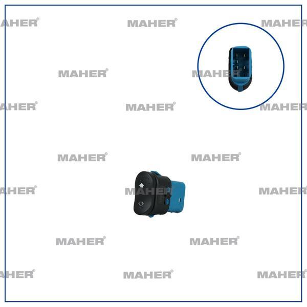 Cam Açma Düğmesi Transit V347 2006 Sonrası (Tekli) Sağ (Oem No:5C1T14529Aa) - Image 1