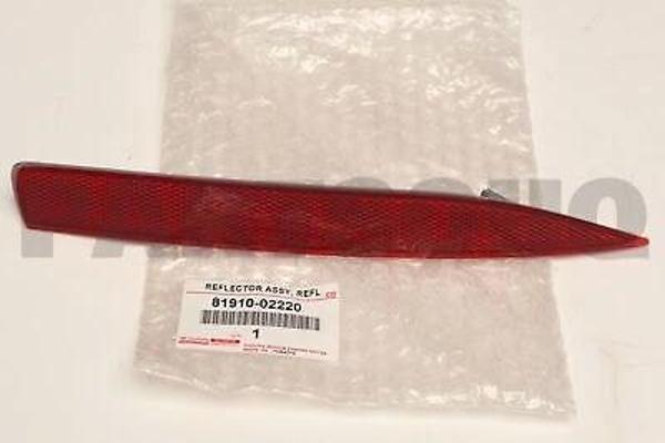 Toyota Corolla- E210- 2019-2024  Arka Tampon Reflektörü Sağ (Oem No:8191002220) - Image 1