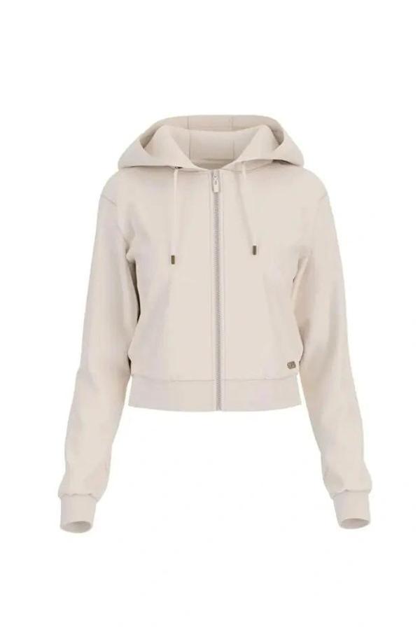 Guess Peony Kadın Beyaz Aktif Sweatshirt V5YQ06KBSL2-F0EP - Image 1