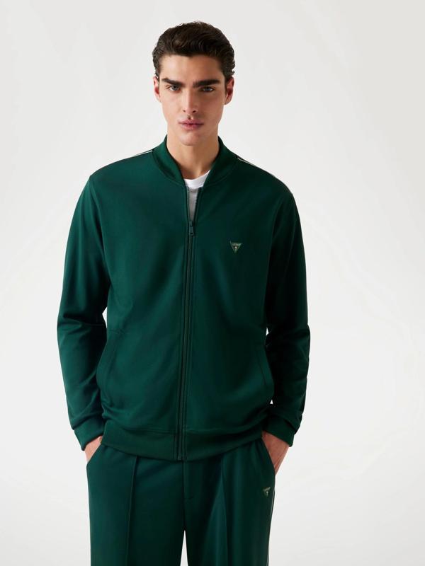 Guess Interlock Erkek Yeşil Sweatshirt M5YQ04KCBR2-G8U1 - Image 1