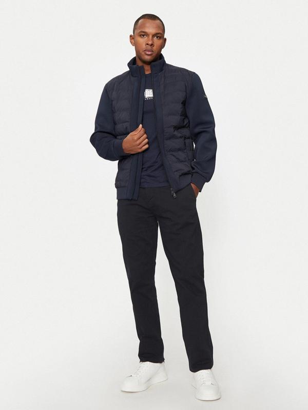 Guess Quilted Erkek Lacivert Scuba Ceket M4YL37WG9U2-G7V2 - Image 1