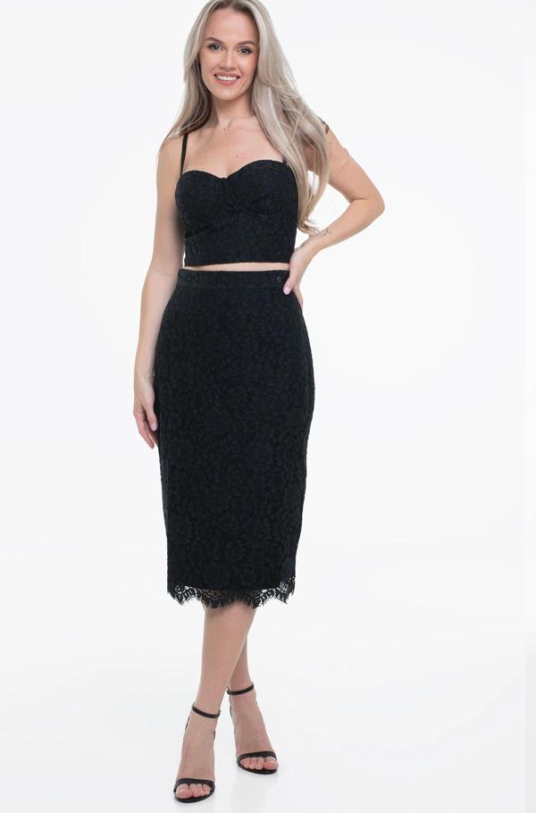 Guess Josiane Kadın Siyah Kalem Etek W5YD12WHD00-JBLK - Image 1