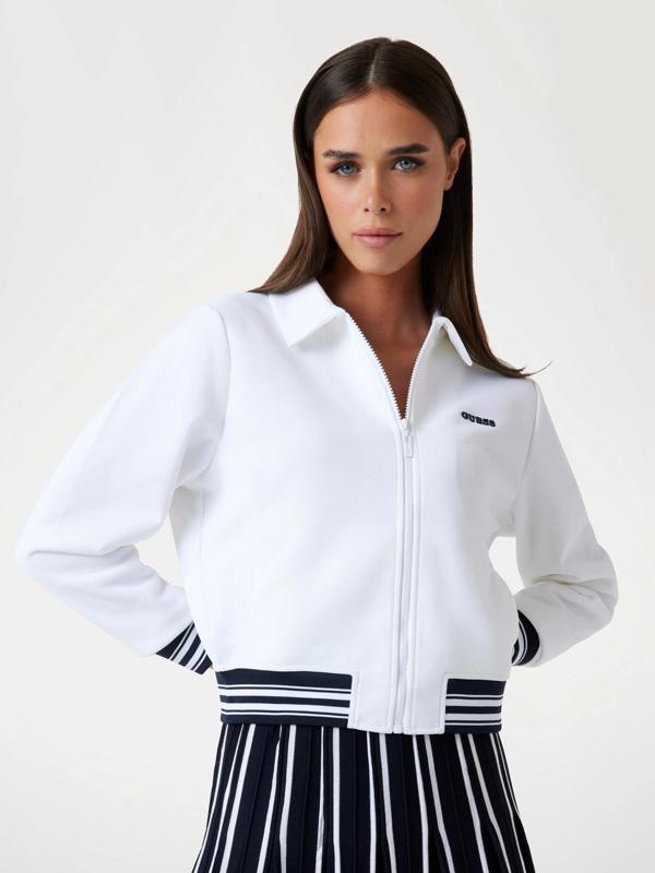 Guess Amaryllis Kadın Beyaz Aktif Sweatshirt V5GQ03KCYF2-G011 - Image 1