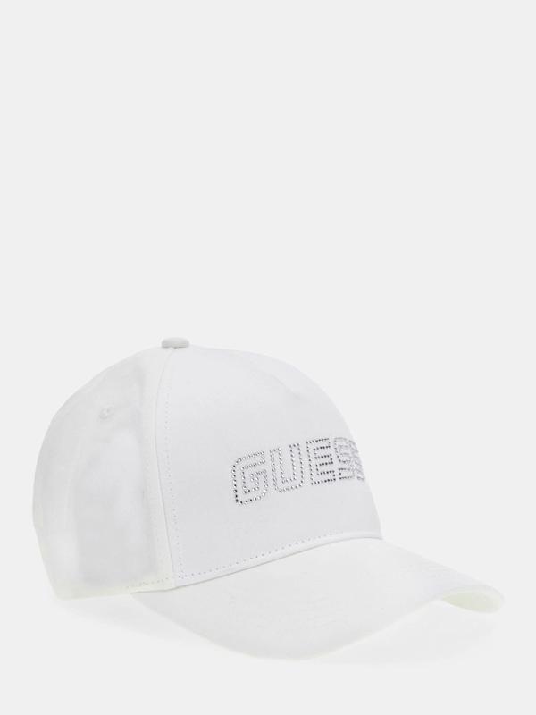 Guess Logo Baseball Kadın Beyaz Aktif Şapka V5GZ01WO08O-G018 - Image 1