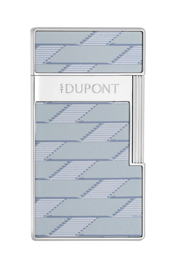 S.T. Dupont Biggy Monogram 1872 Gri Puro Çakmağı 25080 - Image 1