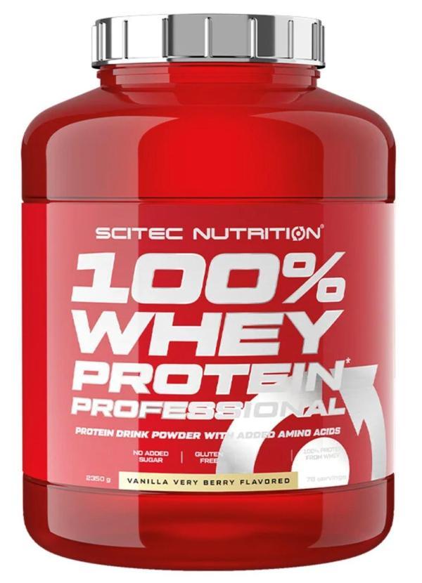 Scitec Whey Professional Whey Protein 2350 Gr Vanilya - Çilek - Image 1