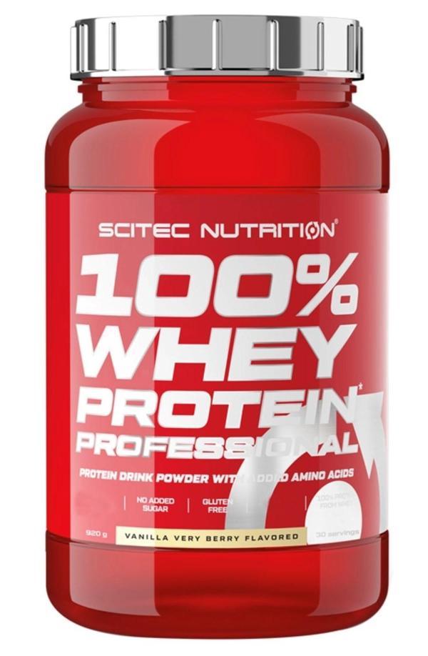 Scitec Whey Professional Whey Protein 920 Gr Vanilya Çilek - Image 1