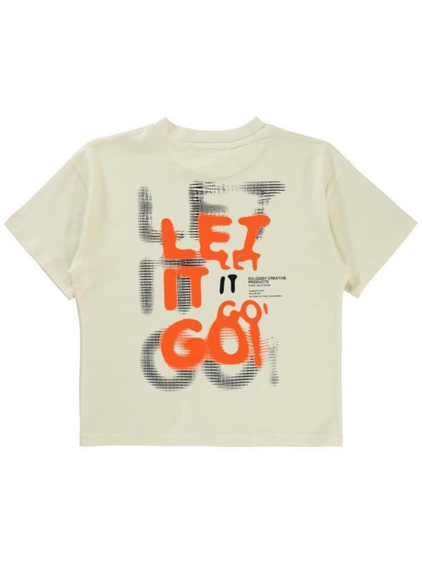 Civil Boys Let It Go Baskılı 6-9 Yaş Tişört - Fil Dişi6-7 Yaş - Image 1