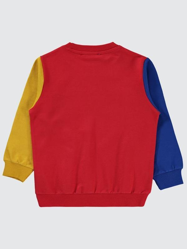 Civil Boys Best Buddıes Baskılı 2-5 Yaş Sweatshirt - Kırmızı4-5 Yaş - Image 1