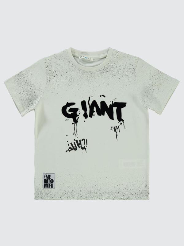 Civil Boys Gıant Baskılı 6-9 Yaş Tişört - Gri9-10 Yaş - Image 1