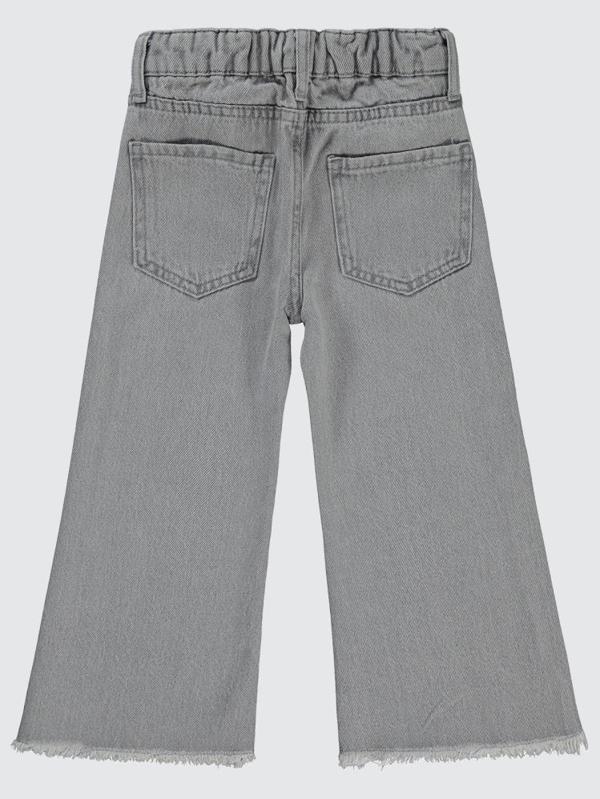 Civil Girls Paçası Püsküllü 2-5 Yaş Pantolon - Gri5-6 Yaş - Image 1