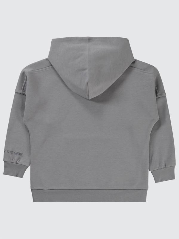 Civil Boys Unclear Future Baskılı 6-9 Yaş Sweatshirt - Gri7-8 Yaş - Image 1