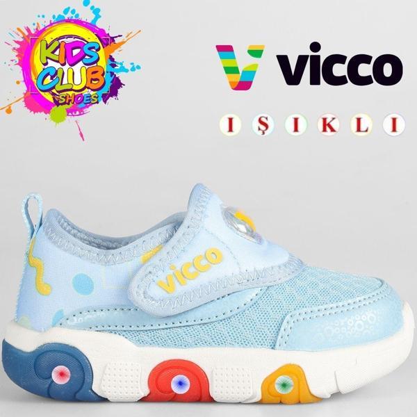 Vicco Sort Işıklı Ortopedik Çocuk Spor Ayakkabı - Image 1