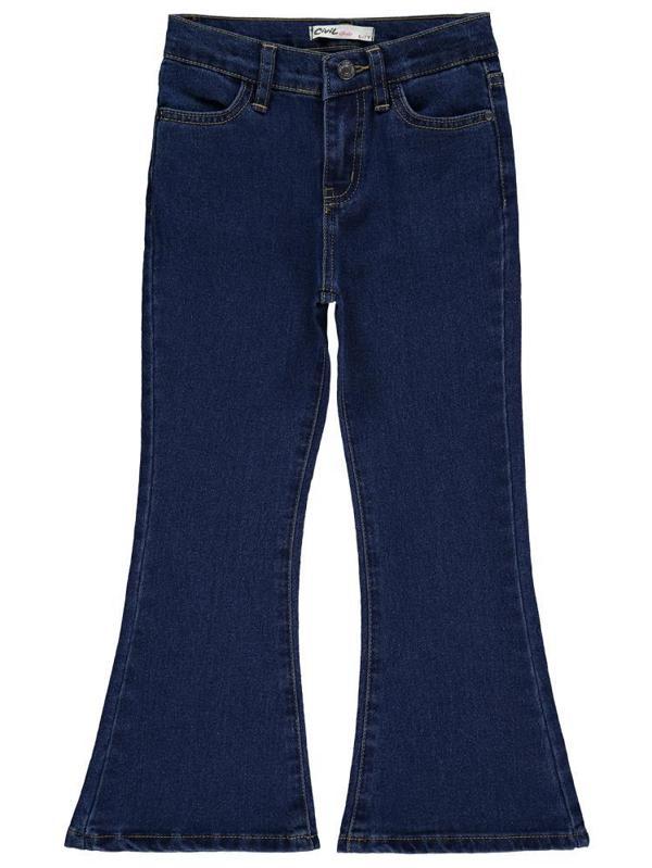 Civil Girls İspanyol Paça 6-9 Yaş Pantolon - Mavi9-10 Yaş - Image 1