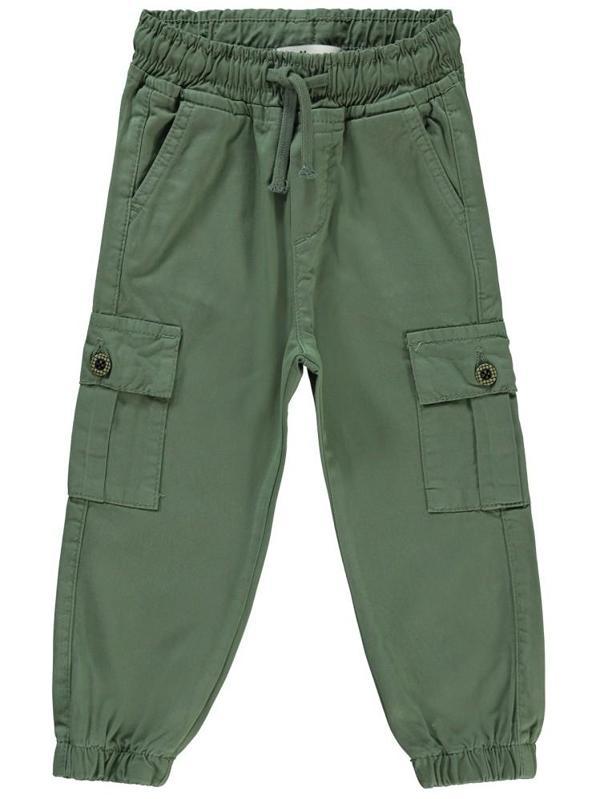 Civil Girls Paçası Lastikli 2-5 Yaş Pantolon - Haki3-4 Yaş - Image 1