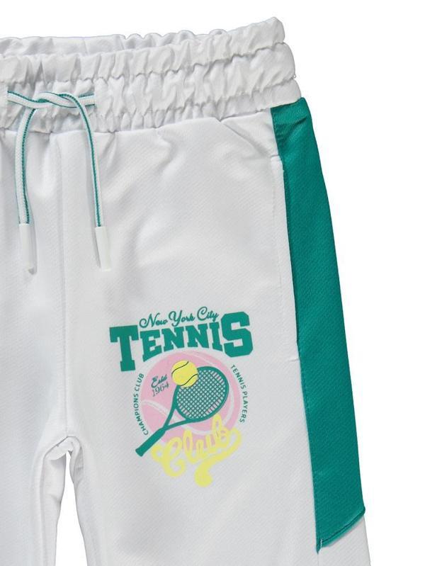 Civil Girls Tenis Baskılı 2-5 Yaş Eşofman Altı - Beyaz5-6 Yaş - Image 1