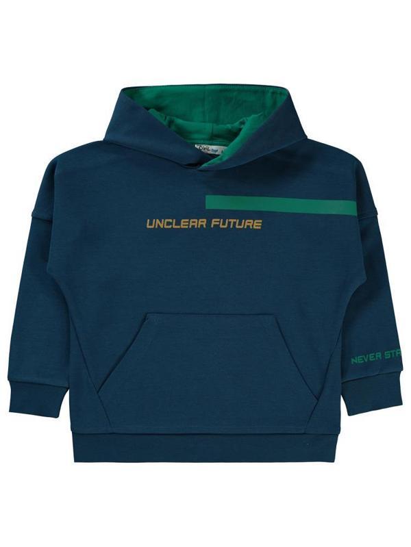 Civil Boys Unclear Future Baskılı 6-9 Yaş Sweatshirt - Yeşil9-10 Yaş - Image 1