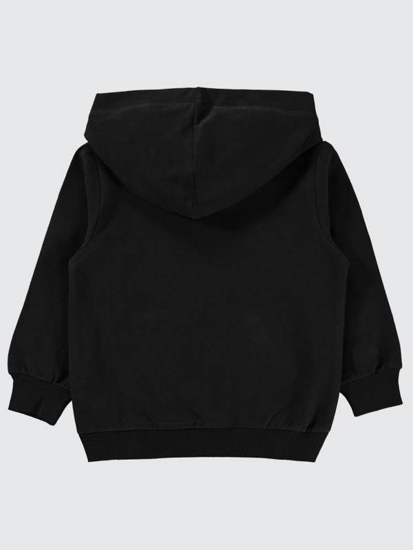 Civil Boys Qr Kod Etiketli Kapşonlu 2-5 Yaş Sweatshirt - Siyah2-3 Yaş - Image 1