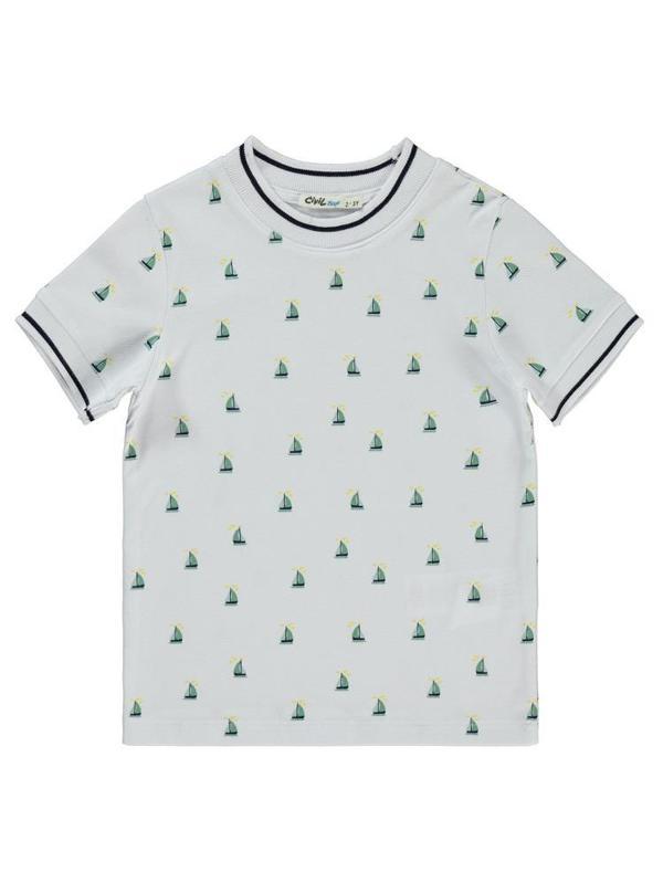 Civil Boys Yelken Baskılı 2-5 Yaş Tişört - Beyaz2-3 Yaş - Image 1
