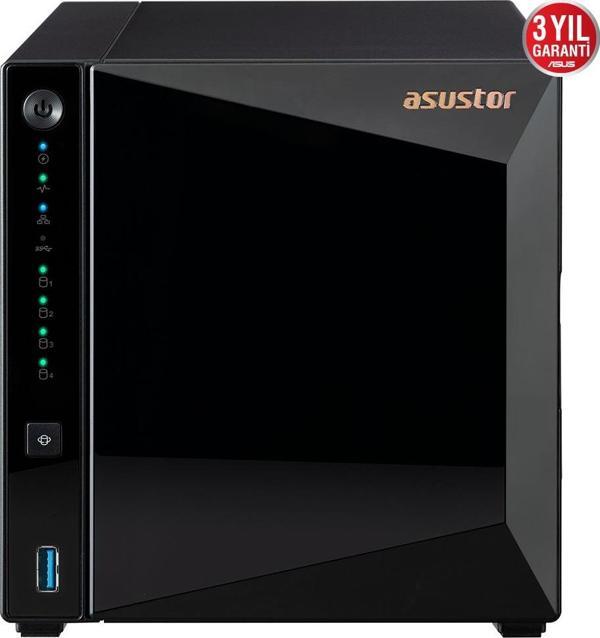 ASUSTOR AS3304T REALTEK QC 2 GB RAM- 4-diskli Nas Server (Disksiz) - Image 1