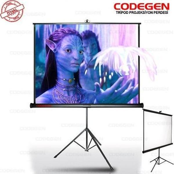 CODEGEN TX18 180x180 Ayaklı Projeksiyon Perdesi - Image 1