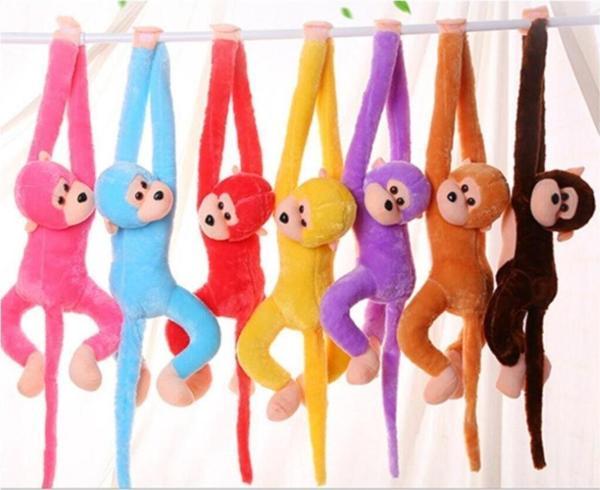 Sole 2 Adet Peluş Maymun 70 cm, Elleri yapışan Sevimli 2 ADET Farklı RENK - Image 1