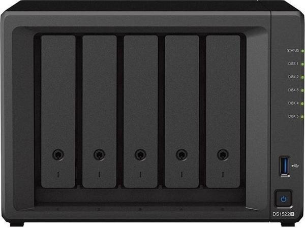 SYNOLOGY DS1522 PLUS RYZEN R1600 8 GB RAM- 5-diskli Nas Server (Disksiz) - Image 1