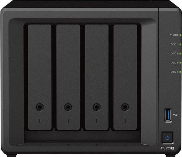 SYNOLOGY DS923 PLUS AMD Ryzen R1600 4 GB RAM- 4-diskli Nas Server (Disksiz) - Image 1