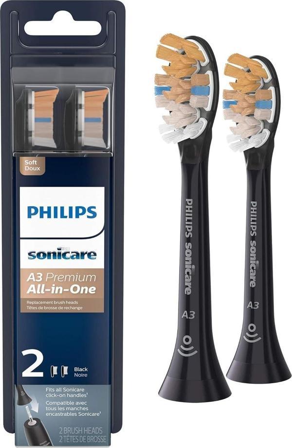 Philips Sonicare A3 Premium Diş Fırçası Başlıkları - 2 Adet - HX9092/95 - Image 1
