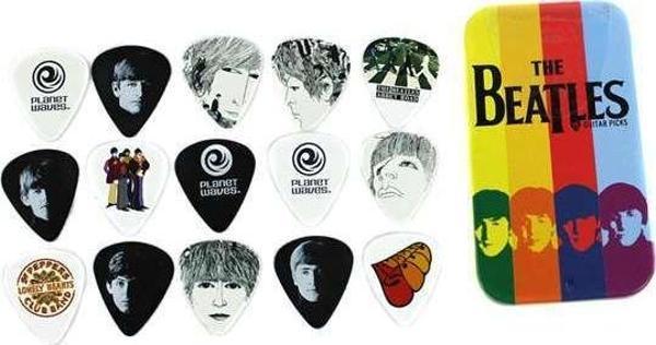 PlanetWaves 1CAB4-15BT2 Beatles Pick Tin-Stripes pena - Image 1