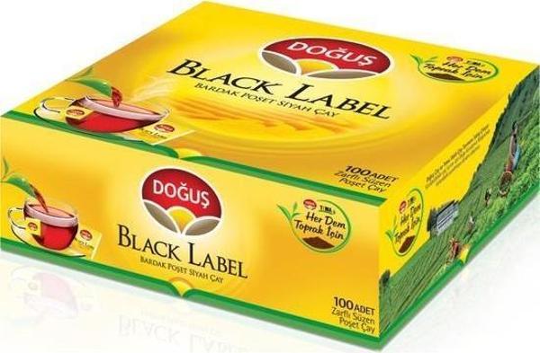 Doğuş Black Label Süzen Poşet Çay 100x2 gr - Image 1
