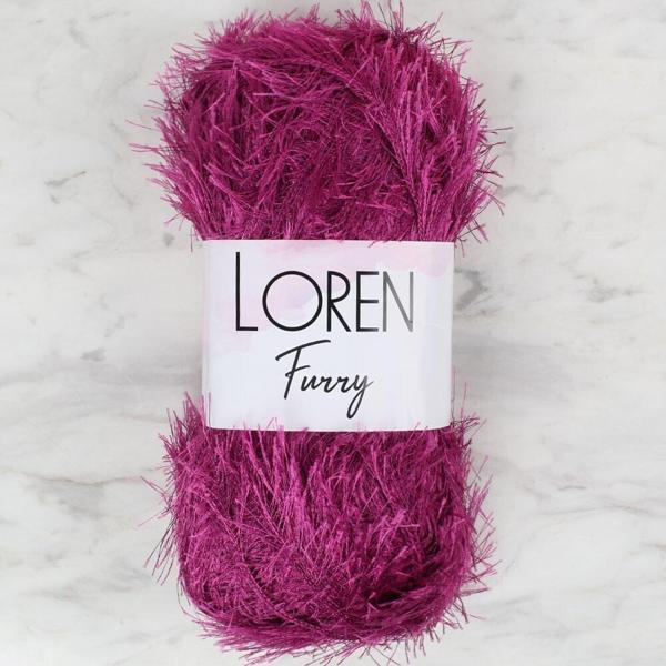 Loren Furry Mor El Örgü İpi - RF031 - 34055 - Image 1