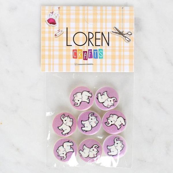 Loren Crafts 8'li Fil Düğme - 1040 - Image 1