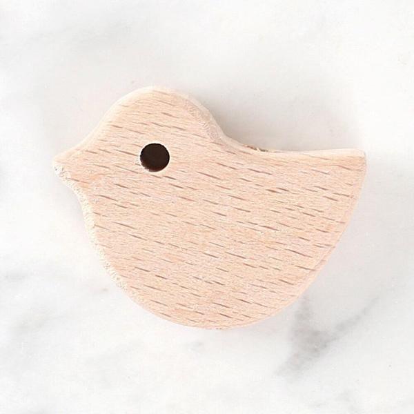 Loren Crafts Kuş Figürlü Ahşap Boncuk - Image 1