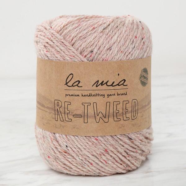 La Mia Re-Tweed Bej  Melanj El Örgü İpi - L022 - Image 1