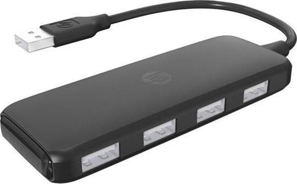 HP DHC-CT110C 4port USB 2.0 Siyah USB Çoklayıcı Hub - Image 1