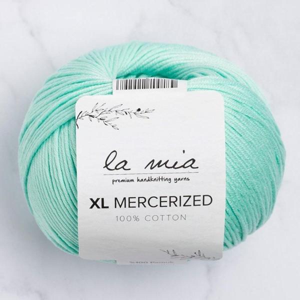 La Mia XL Mercerized Su Yeşili El Örgü İpi - 137 - 33767 - Image 1