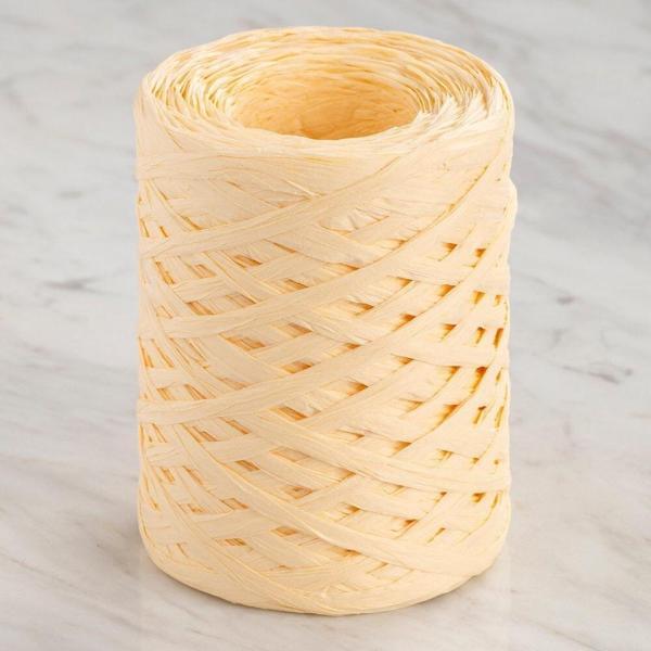 Loren Natural Raffia 90 gr Sarı Kağıt İp - 4 - Image 1