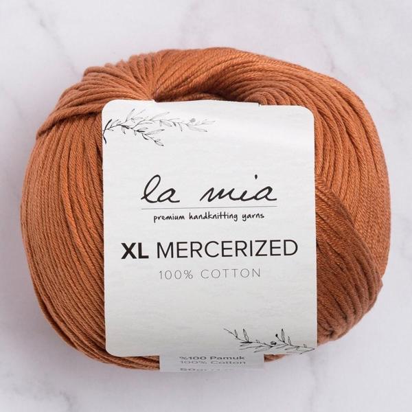 La Mia XL Mercerized Kahverengi El Örgü İpi - 211 - 33773 - Image 1
