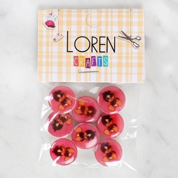 Loren Crafts 8'li Ördek Düğme - 1209 - Image 1